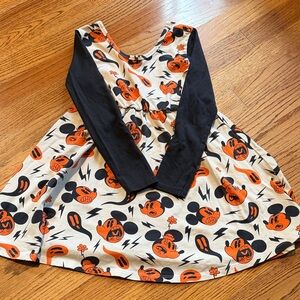 Kids Halloween Mickey Mouse Rags Dress